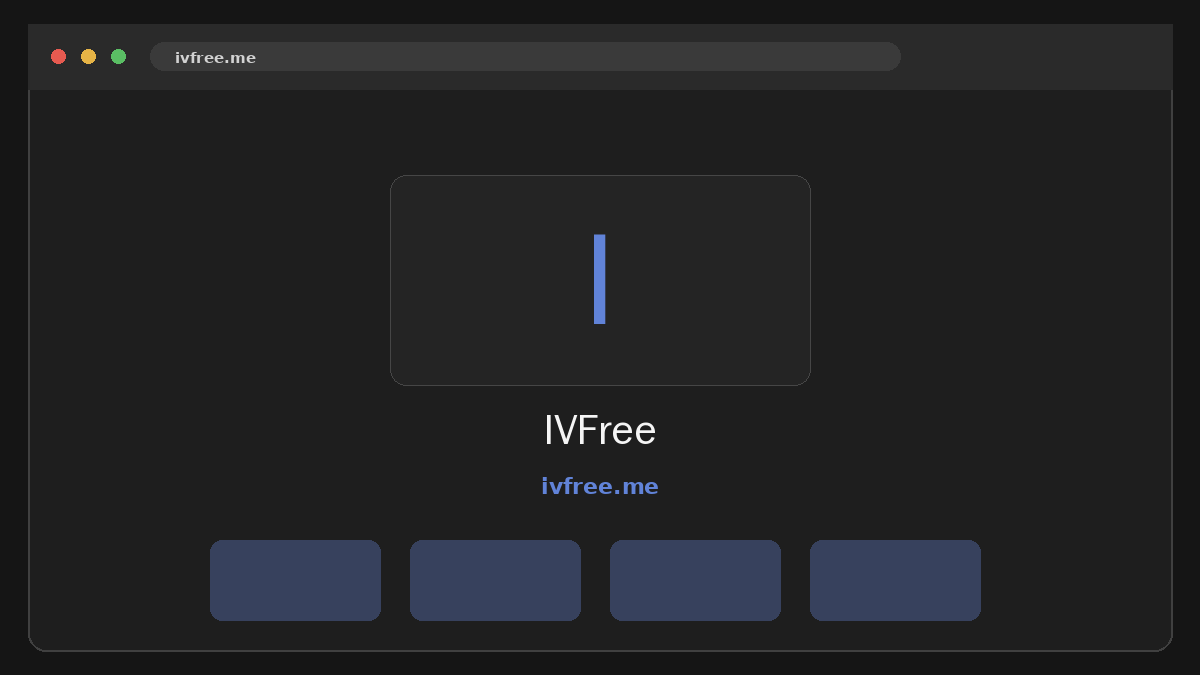 IVFree サイトプレビュー