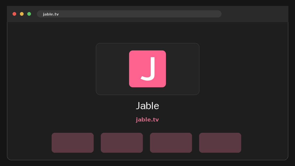 Jable サイトプレビュー