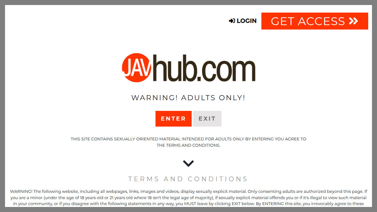 JavHub サイトプレビュー