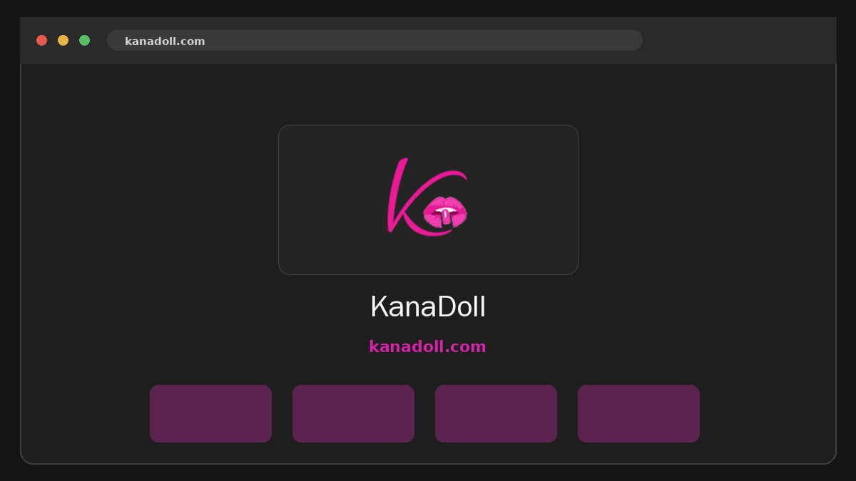 KanaDoll サイトプレビュー