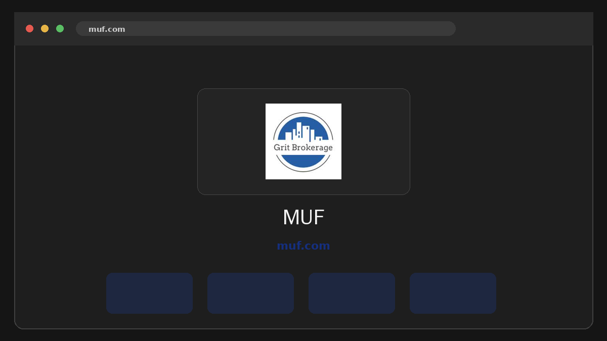 MUF サイトプレビュー