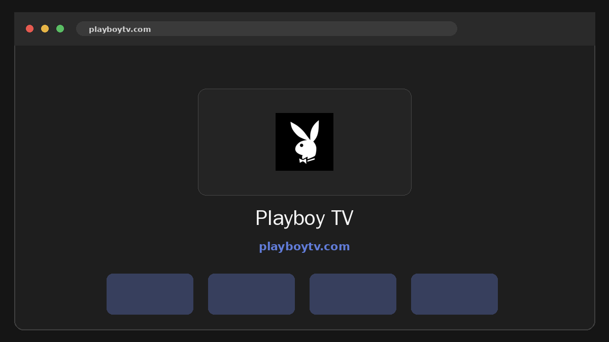Playboy TV サイトプレビュー