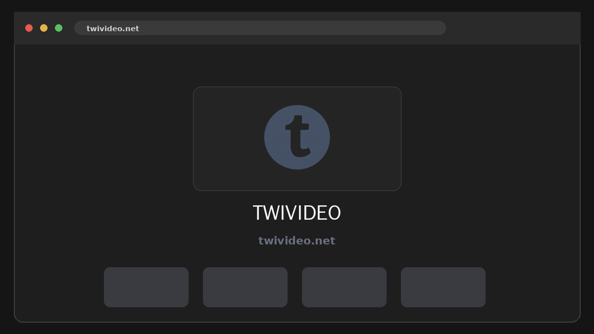 TWIVIDEO サイトプレビュー
